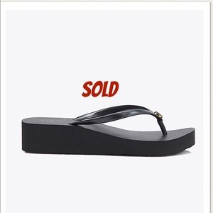 TORY BURCH WEDGE FLIP-FLOP